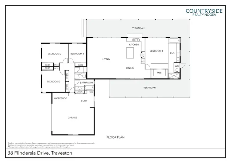 Floorplan of Homely house listing, 38 Flindersia Drive, Traveston QLD 4570