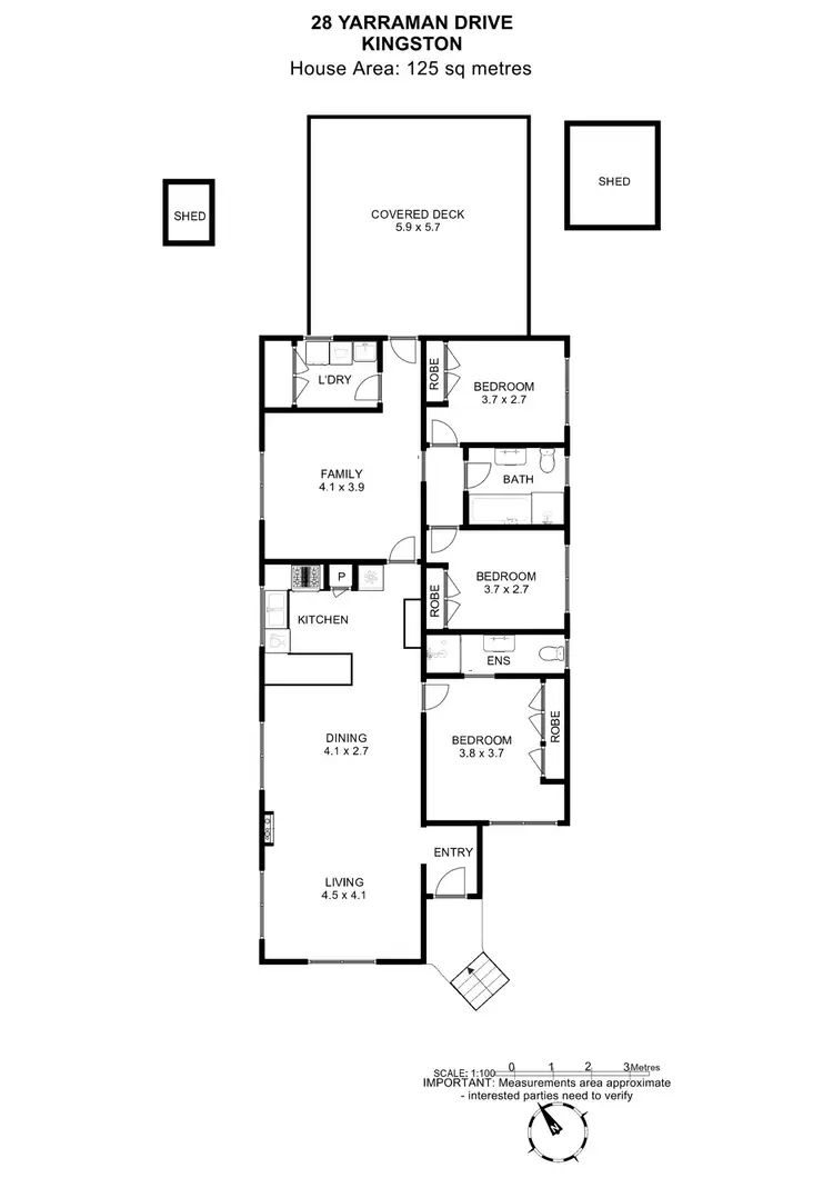Floorplan of Homely house listing, 28 Yarraman Drive, Kingston TAS 7050