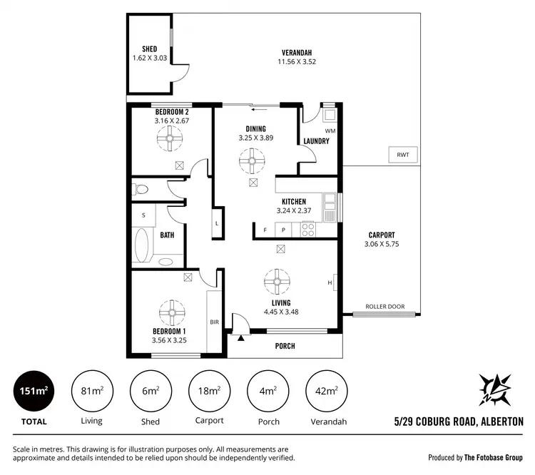 Floorplan of Homely house listing, 5/29 Coburg Road, Alberton SA 5014