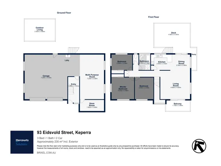 Floorplan of Homely house listing, 93 Eidsvold Street, Keperra QLD 4054