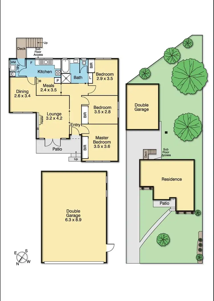Floorplan of Homely house listing, 46 Dudley Street, Mitcham VIC 3132