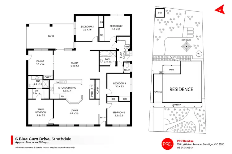 Floorplan of Homely house listing, 6 Blue Gum Drive, Strathdale VIC 3550