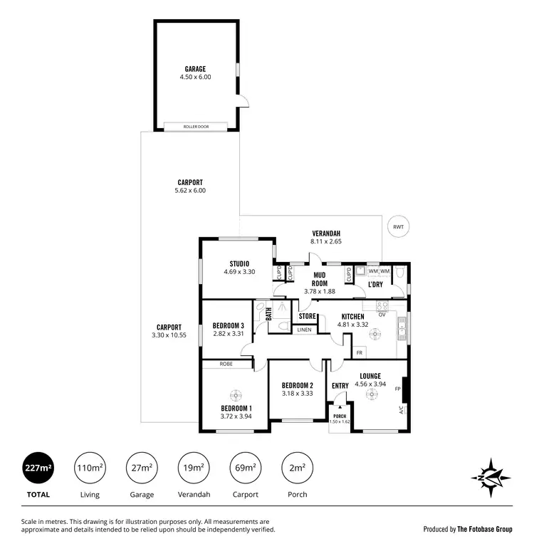 Floorplan of Homely house listing, 1 Frank Street, Brooklyn Park SA 5032