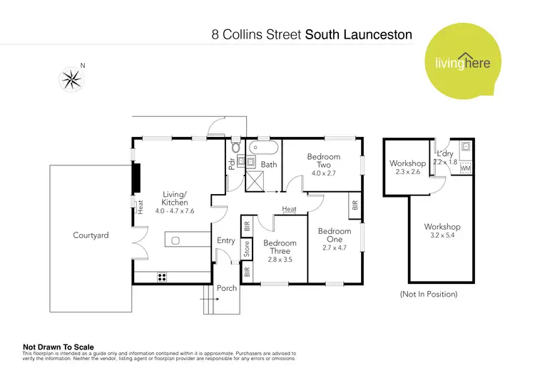 Floorplan of Homely house listing, 8 Collins Street, South Launceston TAS 7249