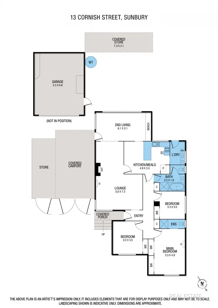 Floorplan of Homely house listing, 13 Cornish Street, Sunbury VIC 3429