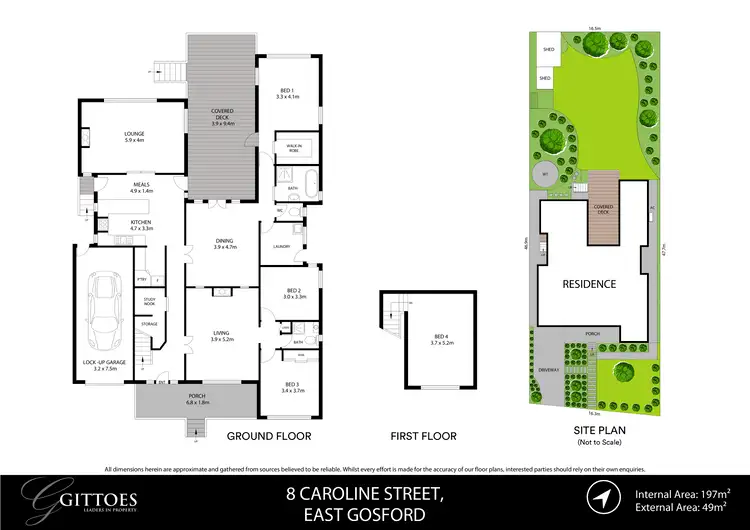 Floorplan of Homely house listing, 8 Caroline Street, East Gosford NSW 2250