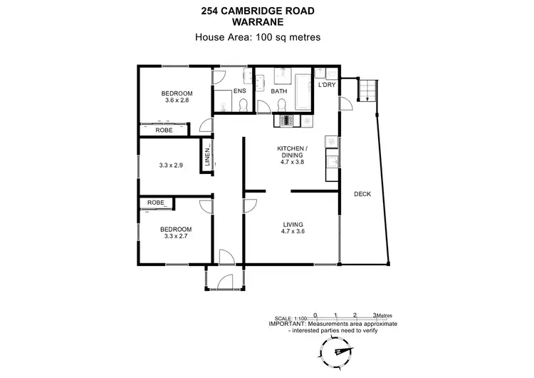 Floorplan of Homely house listing, 254 Cambridge Road, Warrane TAS 7018