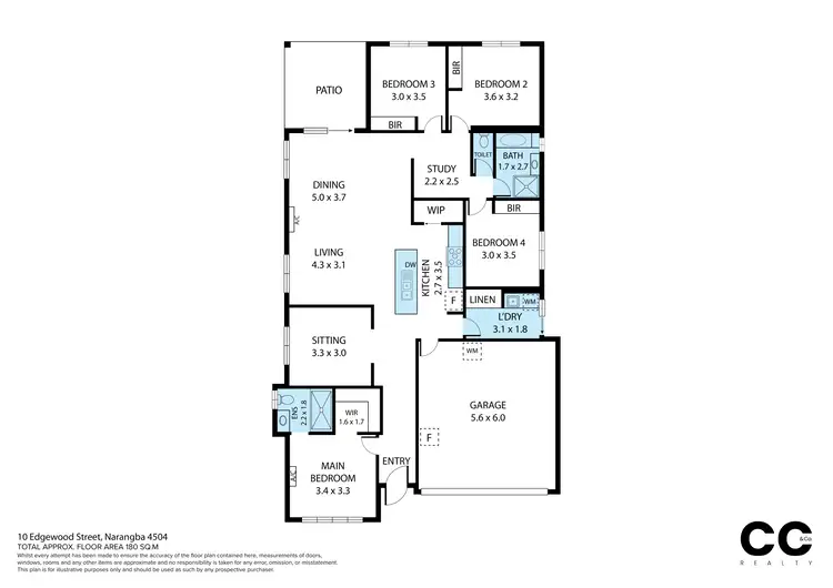 Floorplan of Homely house listing, 10 Edgewood Street, Narangba QLD 4504