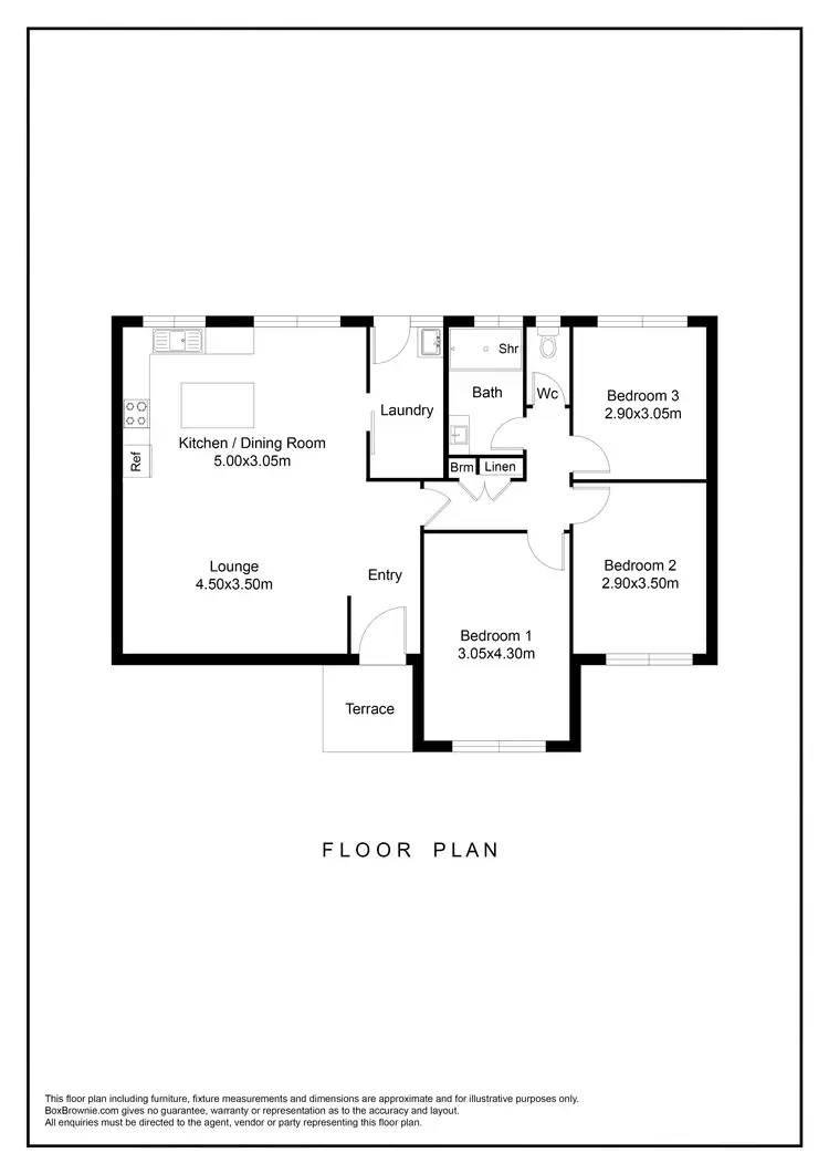 Floorplan of Homely house listing, 59 Embleton Avenue, Embleton WA 6062