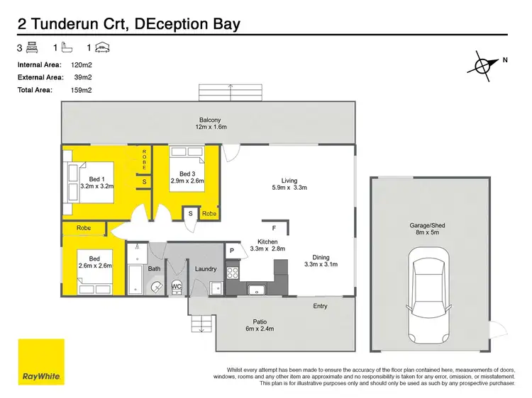 Floorplan of Homely house listing, 2 Tunderun Court, Deception Bay QLD 4508