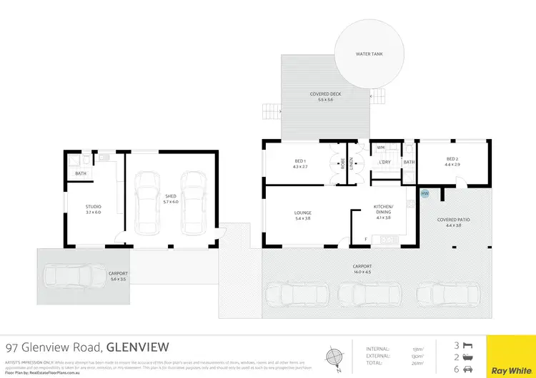 Floorplan of Homely house listing, 97 Glenview Road, Glenview QLD 4553