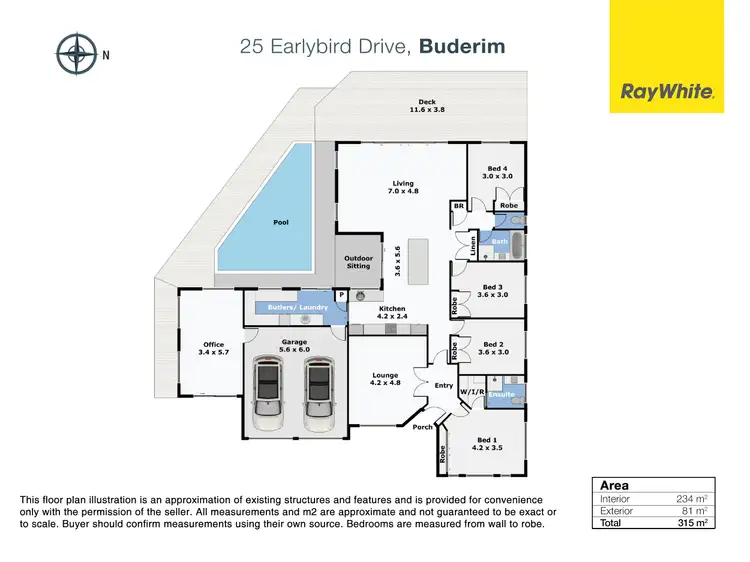 Floorplan of Homely house listing, 25 Earlybird Drive, Buderim QLD 4556