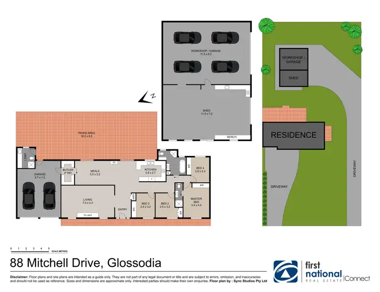 Floorplan of Homely house listing, 88 Mitchell Drive, Glossodia NSW 2756