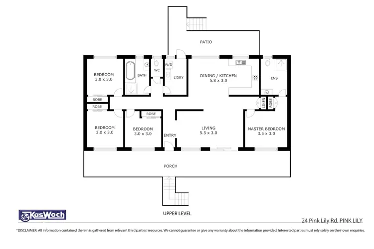 Floorplan of Homely rural property listing, 24 PINK LILY ROAD, Pink Lily QLD 4702