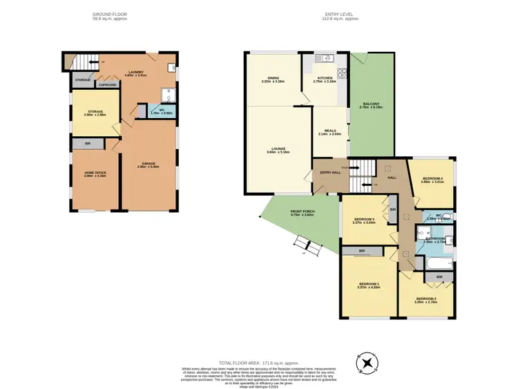 Floorplan of Homely house listing, 93 Hopewood Crescent, Fairy Meadow NSW 2519
