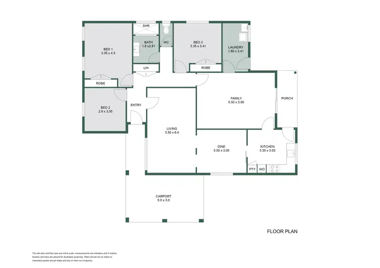 Floorplan of Homely house listing, 81 Gillark Street, Dudley Park WA 6210