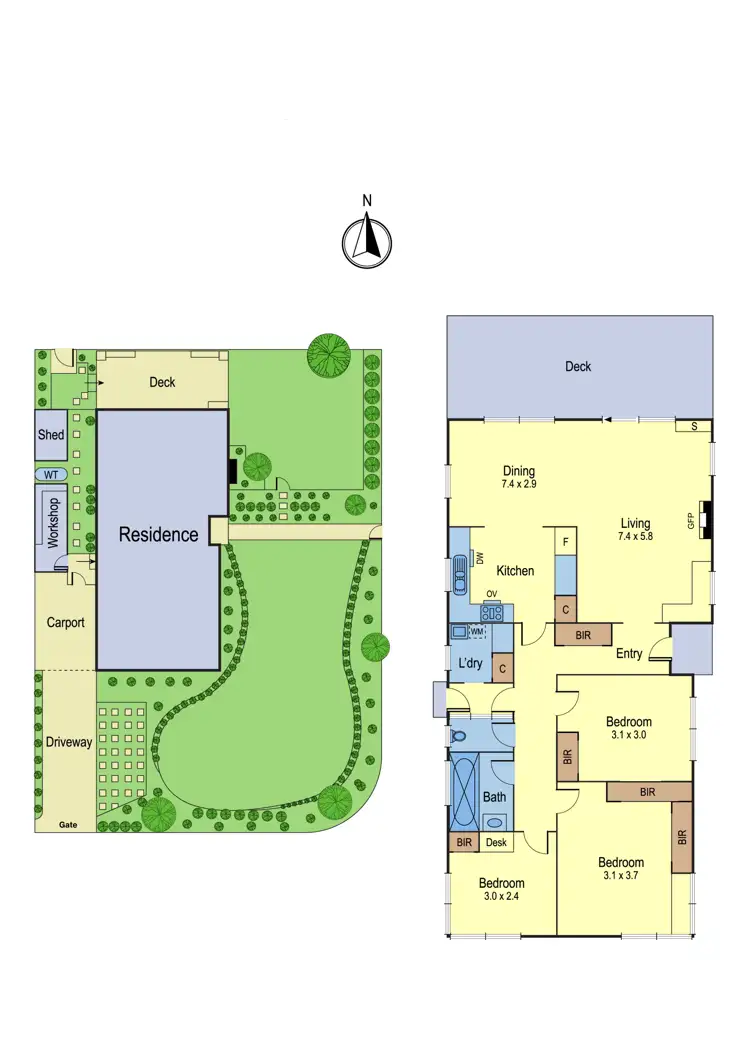 Floorplan of Homely house listing, 62 Strathallan Road, Macleod VIC 3085