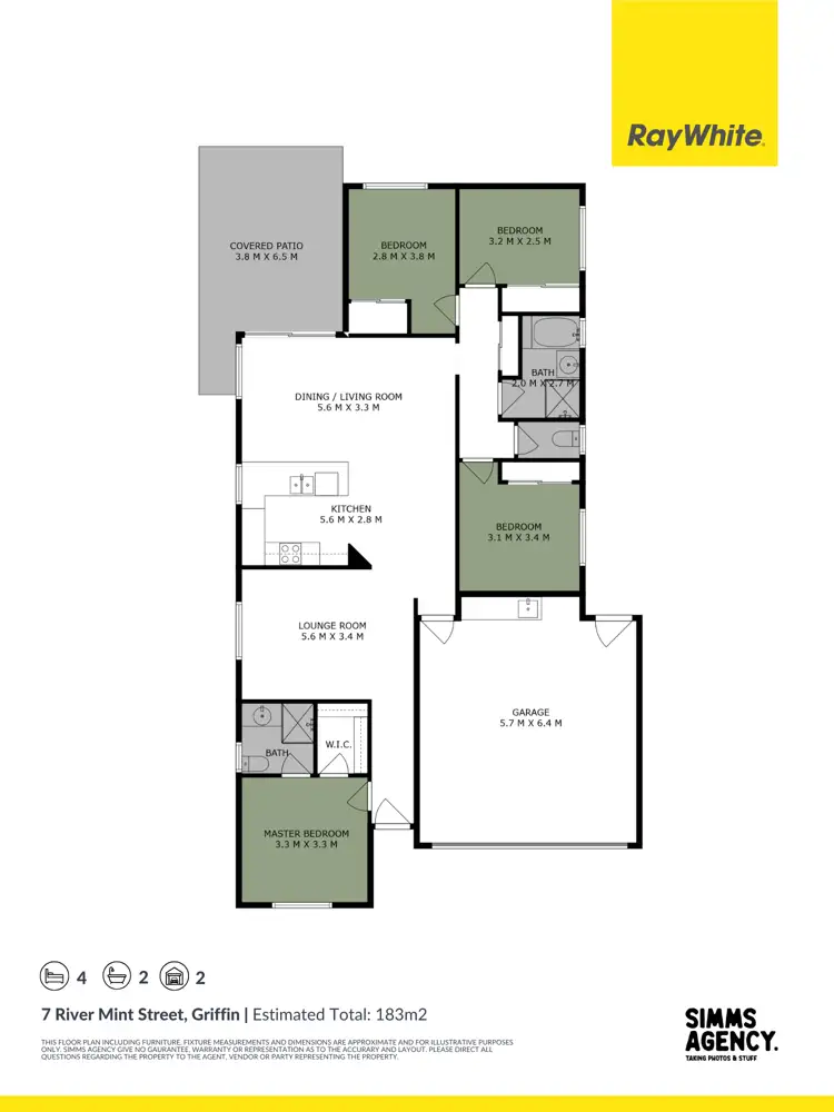 Floorplan of Homely house listing, 7 Rivermint Street, Griffin QLD 4503