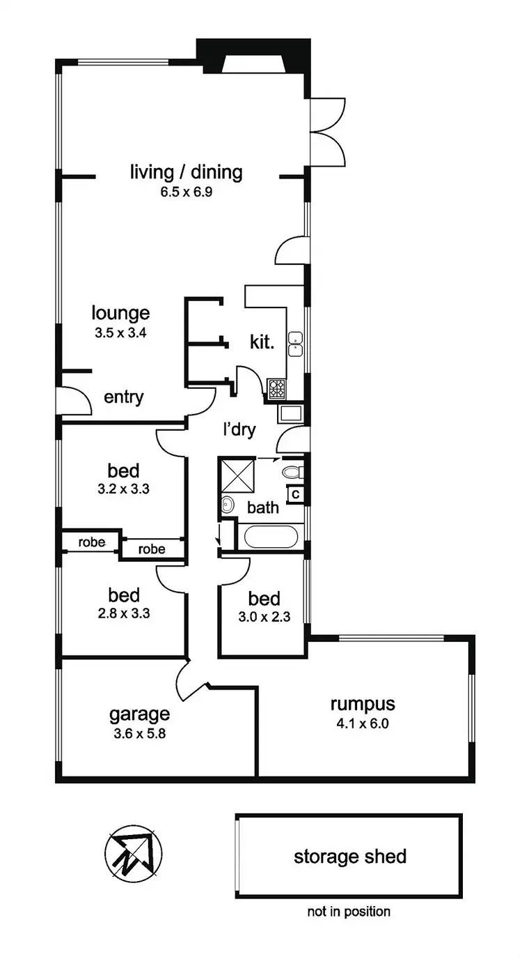 Floorplan of Homely house listing, 150 Forest Road, Ferntree Gully VIC 3156
