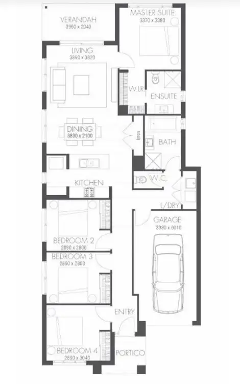 Floorplan of Homely house listing, 16 Yarra Way, Nirimba QLD 4551
