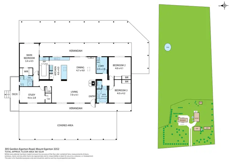Floorplan of Homely house listing, 305 Gordon-Egerton Road, Mount Egerton VIC 3352