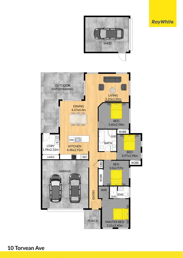 Floorplan of Homely house listing, 10 Torvean Avenue, Dubbo NSW 2830