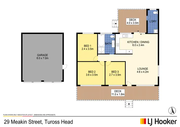 Floorplan of Homely house listing, 29 Meakin Street, Tuross Head NSW 2537
