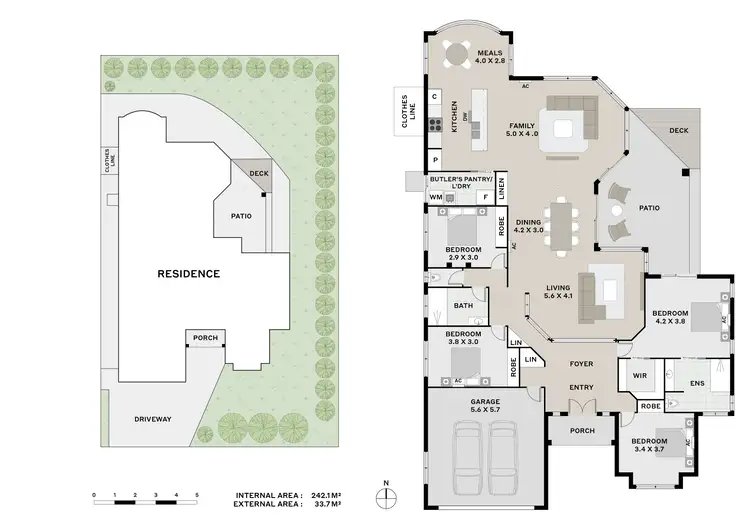 Floorplan of Homely house listing, 30 Lakeland Boulevard, Idalia QLD 4811