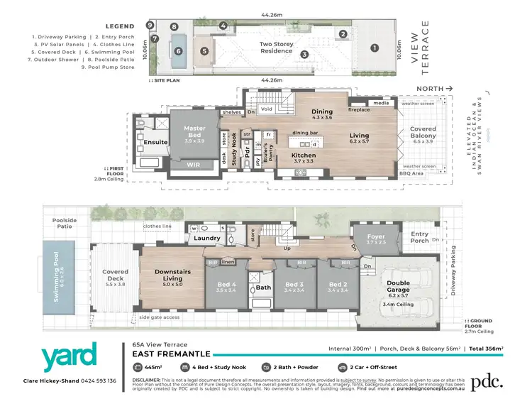 Floorplan of Homely house listing, 65A View Terrace, East Fremantle WA 6158