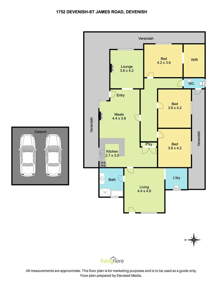 Floorplan of Homely house listing, 1752 Devenish-St James Road, Devenish VIC 3726