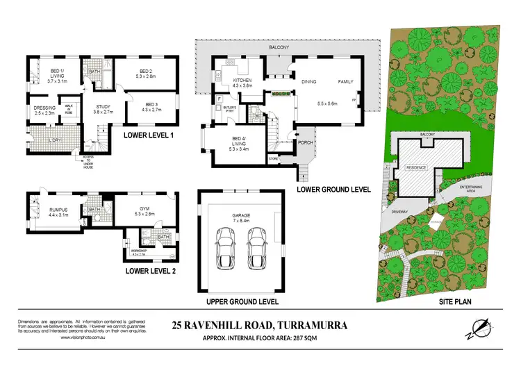 Floorplan of Homely house listing, 25 Ravenhill Road, Turramurra NSW 2074