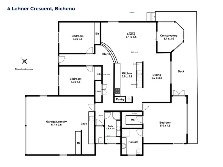 Floorplan of Homely house listing, 4 Lehner Crescent, Bicheno TAS 7215