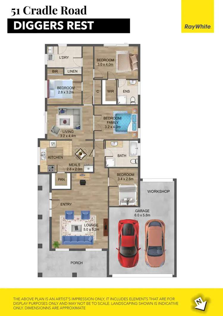 Floorplan of Homely house listing, 51 Cradle Road, Diggers Rest VIC 3427