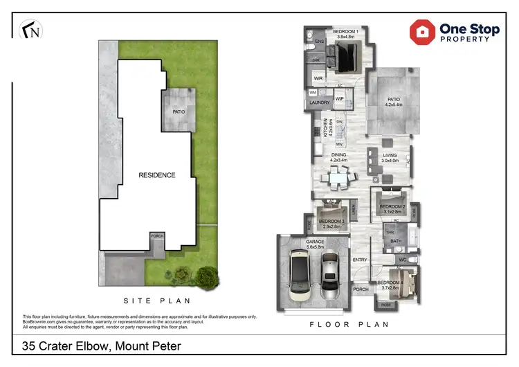 Floorplan of Homely house listing, 35 Crater Elbow, Mount Peter QLD 4869