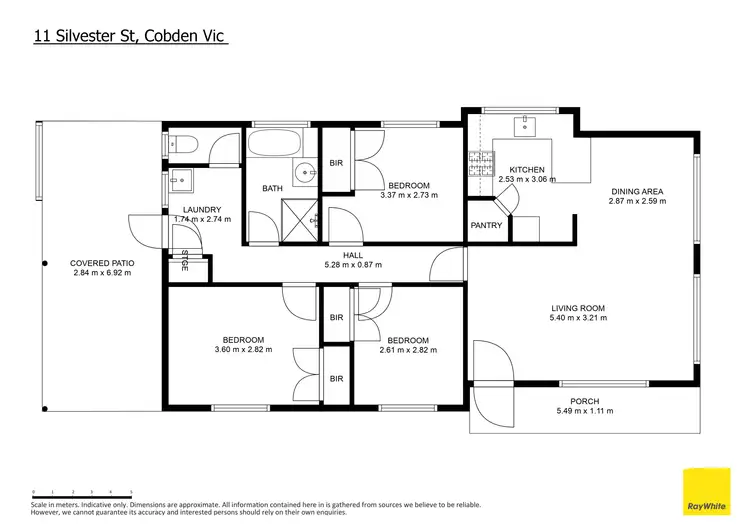 Floorplan of Homely house listing, 11 Silvester Street, Cobden VIC 3266