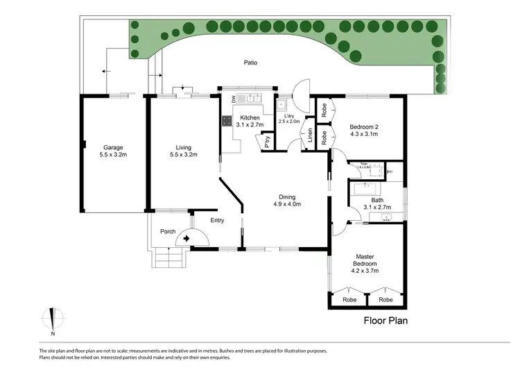 Floorplan of Homely unit listing, 2/80 Price Avenue, Mount Waverley VIC 3149