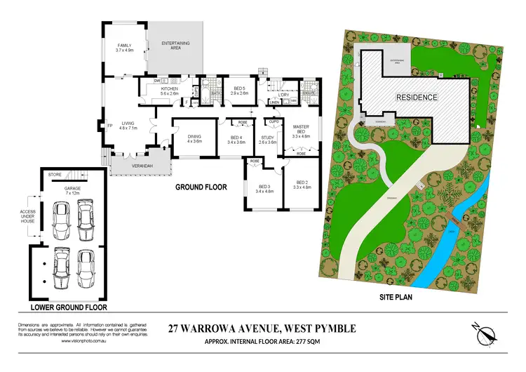 Floorplan of Homely house listing, 27 Warrowa Avenue, West Pymble NSW 2073