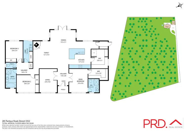 Floorplan of Homely house listing, 285 Tantaus Road, Dereel VIC 3352
