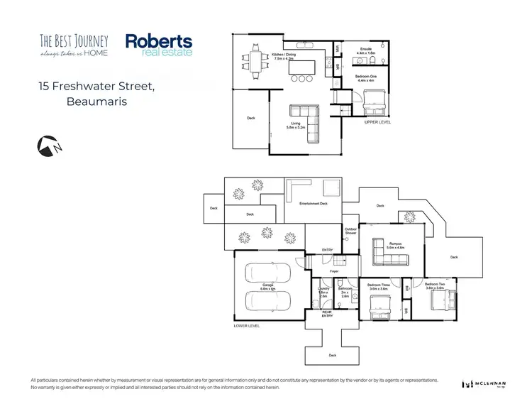 Floorplan of Homely house listing, 15 Freshwater Street, Beaumaris TAS 7215