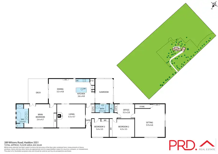 Floorplan of Homely house listing, 289 Wilsons Road, Haddon VIC 3351