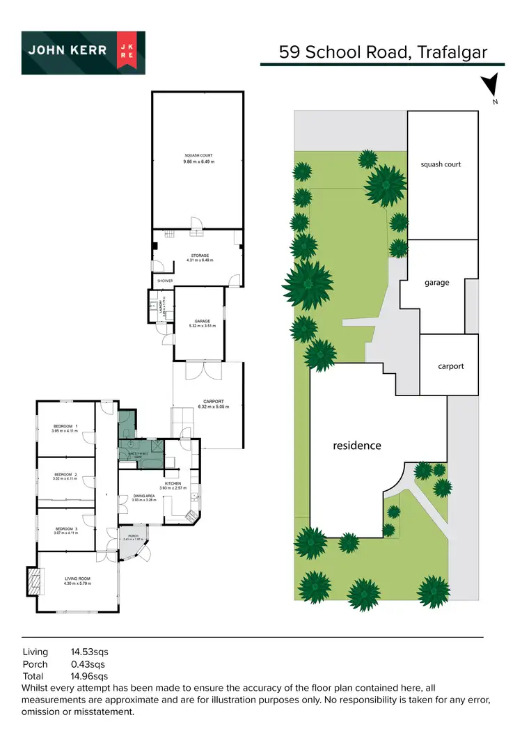 Floorplan of Homely house listing, 59 School Road, Trafalgar VIC 3824