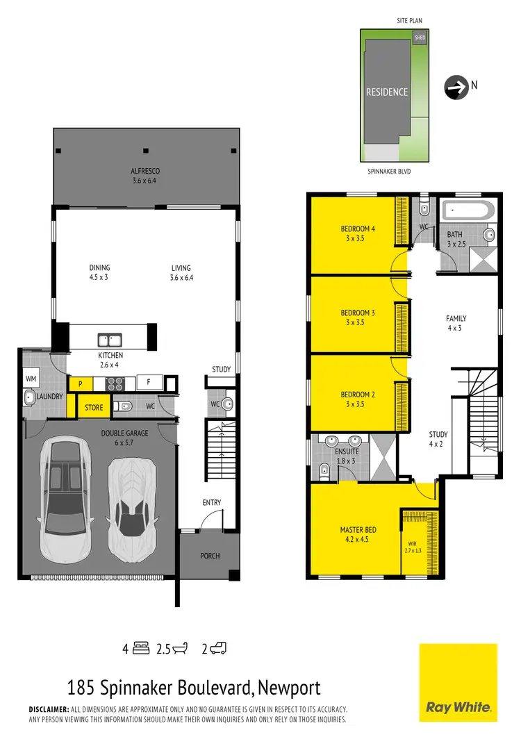 Floorplan of Homely house listing, 185 Spinnaker Boulevard, Newport QLD 4020