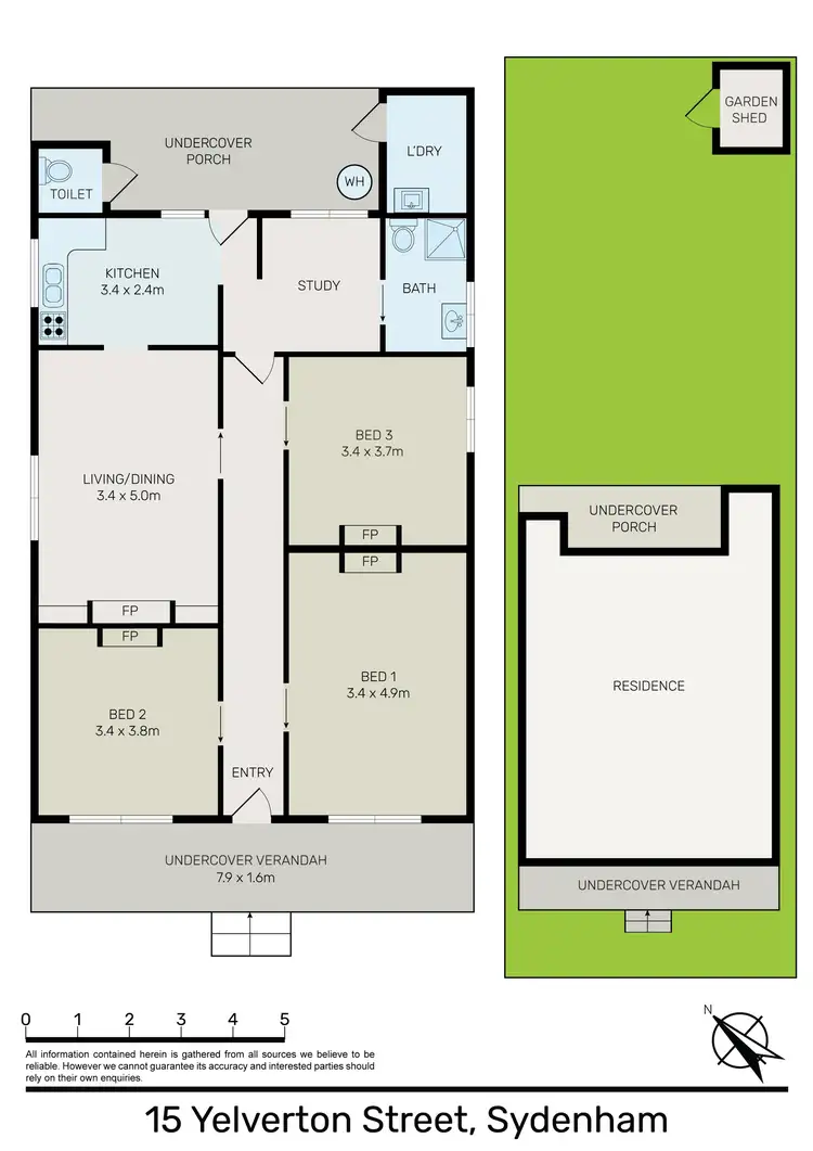 Floorplan of Homely house listing, 15 Yelverton Street, Sydenham NSW 2044
