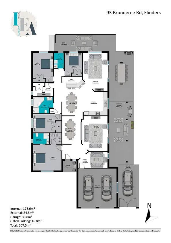 Floorplan of Homely house listing, 93 Brunderee Road, Flinders NSW 2529