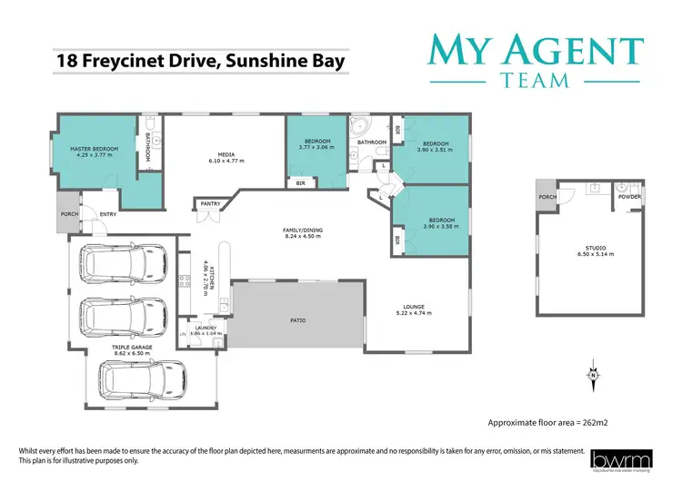 Floorplan of Homely house listing, 18 Freycinet Drive, Sunshine Bay NSW 2536