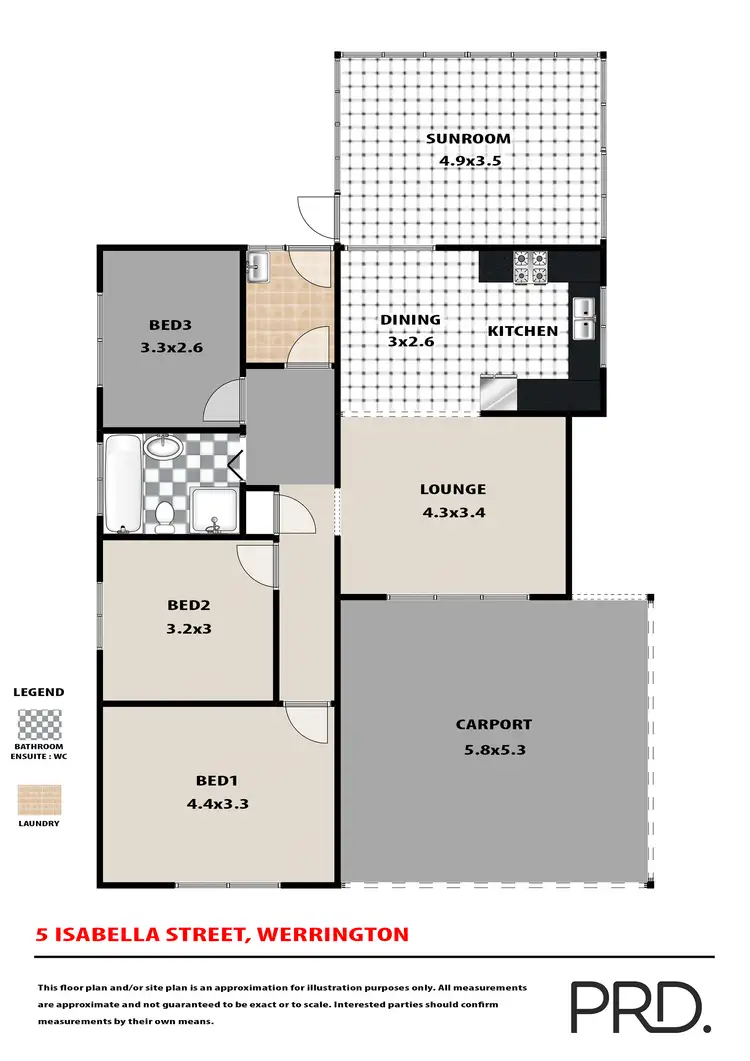 Floorplan of Homely house listing, 5 Isabella Street, Werrington NSW 2747