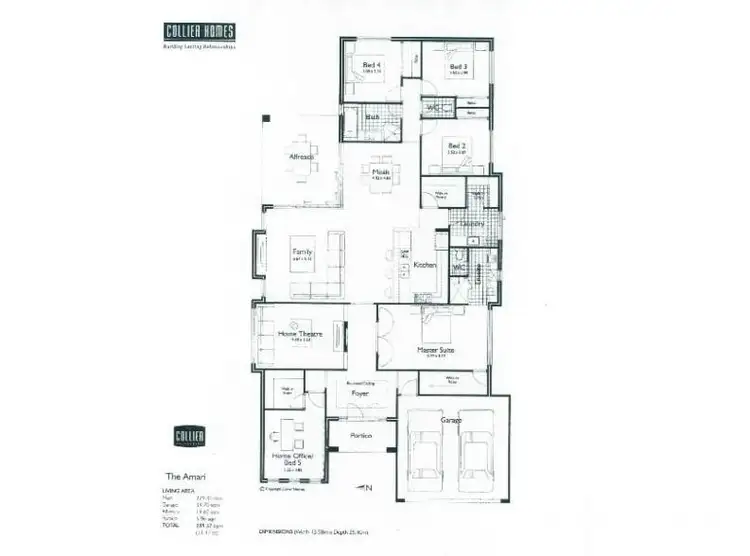 Floorplan of Homely house listing, 4 Horsenall Close, Ellenbrook WA 6069