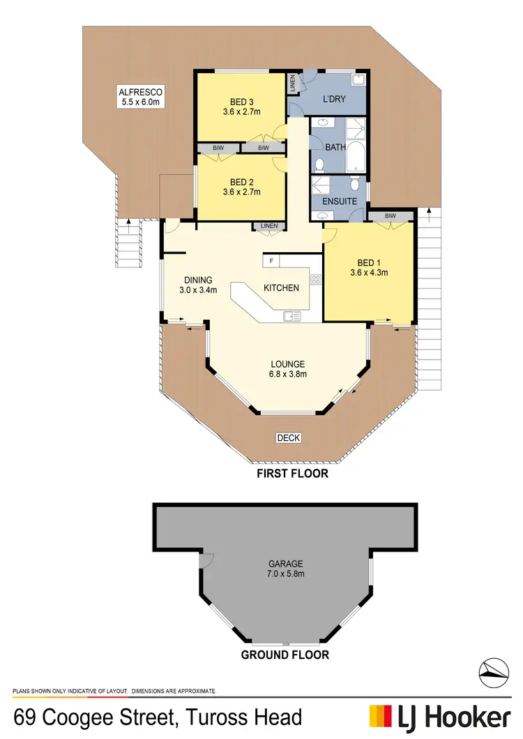 Floorplan of Homely house listing, 69 Coogee Street, Tuross Head NSW 2537