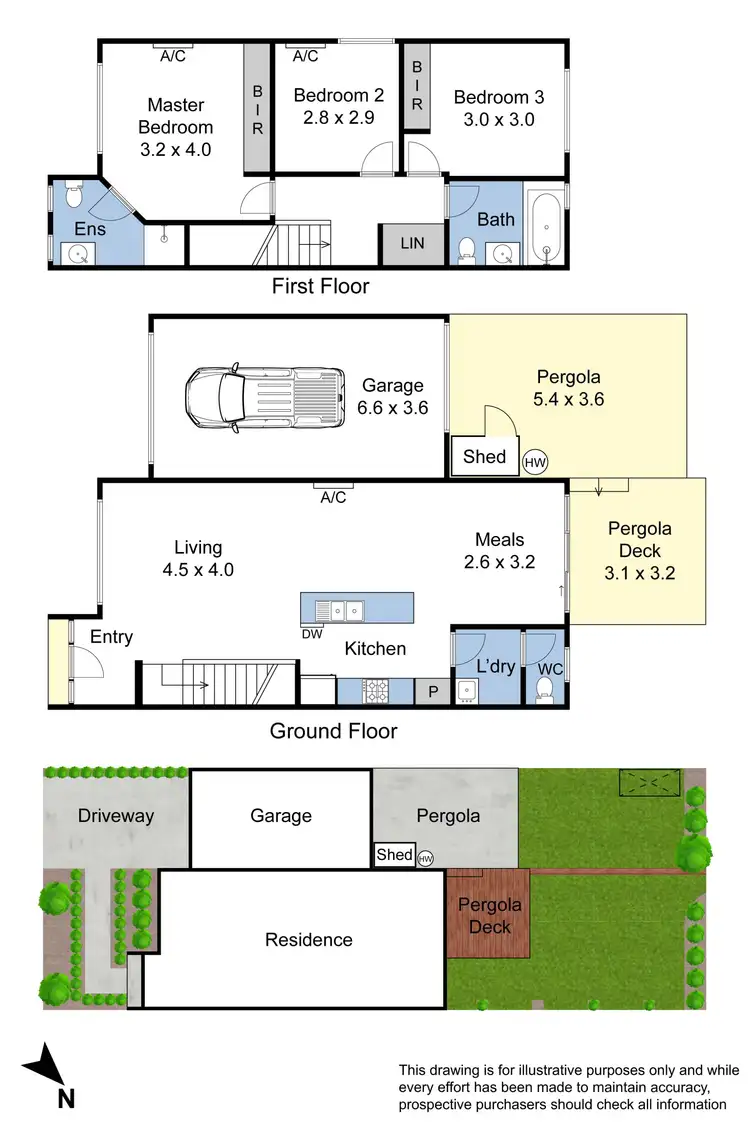 Floorplan of Homely townhouse listing, 22 Southampton Drive, Mulgrave VIC 3170