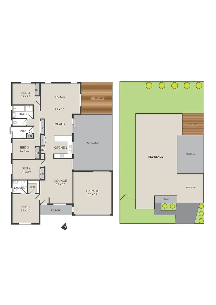 Floorplan of Homely house listing, 40 King Parrot Way, Whittlesea VIC 3757